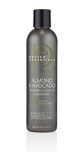 Design Essentials Natural Instant Detangling Leave-In Conditioner for Healthy, Moisturized, Luminous Frizz-Free Hair-Almond & Avocado Collection, 8oz. - Duafe Beauty Collective