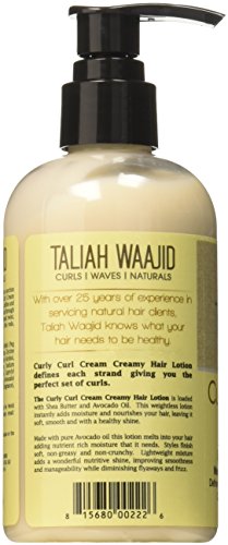 Taliah Waajid Curly Cream Hair Lotion, 8 Ounce - Duafe Beauty Collective