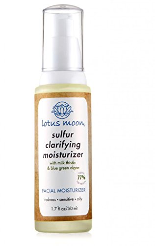 Lotus Moon Sulfur Clarifying Moisturizer - 1.7 oz - natural and organic ingredients help to treat and prevent the appearance of acne and blemishes on your complexion - paraben-free - Duafe Beauty Collective