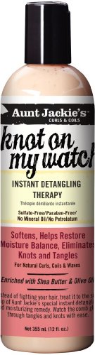 Aunt Jackie's Knot On My Watch Instant Detangling Therapy, 12 oz (2 Pack) - Duafe Beauty Collective