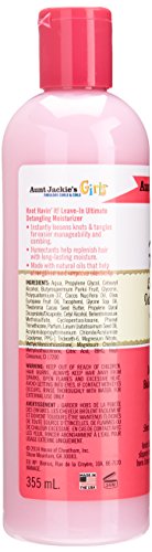 Aunt Jackie's Girls Knot Havin' It, Leave-in Ultimate Hair Detangler, For Daily Use for Naturally Curly  Hair, 12 Ounce Bottle - Duafe Beauty Collective