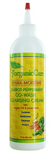 J'Organic Solutions Carrot- Peppermint Co-Wash Cleansing Cream with Argan & Aloe Vera Oil - Duafe Beauty Collective