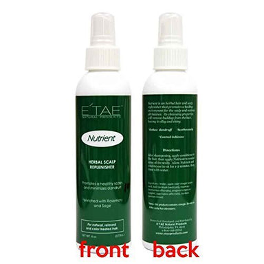 Etae Natural Products Nutrient Herbal Scalp Replenisher Spray 6oz for Natural, Relaxed, Color Treated Hair (1 item) - Duafe Beauty Collective