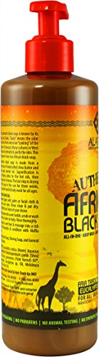 Alaffia - Authentic African Black Soap, Eucalyptus Tea Tree, 16 Ounces - Duafe Beauty Collective