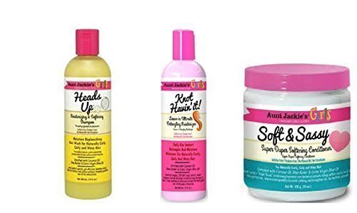 Aunt Jackie's Girls Cleanse, Condition & Moisturise Trio Set Of Products For Girls With Fabulous Curls & Coils - Duafe Beauty Collective
