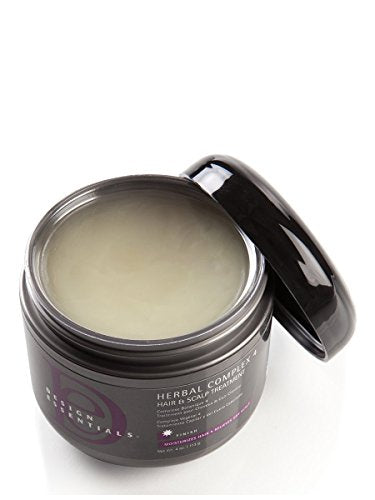 Design Essentials Herbal Complex 4 Hair + Scalp Conditioning Treatment w/Black Indian Hemp, Ginseng, Horsetail & Rosemary Herbs-4oz. - Duafe Beauty Collective