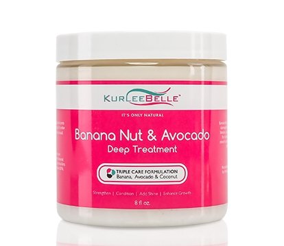 Kurlee Belle Banana Nut and Avocado Deep Treatment, 8 fl. oz. - Duafe Beauty Collective
