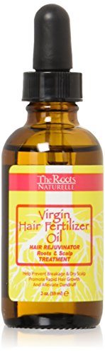 Virgin Hair Fertilizer Oil 2 Ounce - Roots and Scalp Treatment for Thinning or Breaking Hair | Natural Hair Products | African American Hair Products | Enriched with Jamaican Black Castor Oil - Duafe Beauty Collective