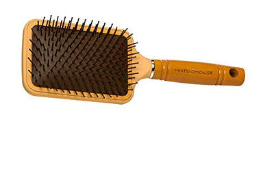 Mixed Chicks Paddle Brush with Hardened Plastic and Wood Handle - Duafe Beauty Collective