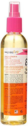 Aunt Jackie's Girls E-Blast, Enriched with Vitamin E and Flaxseed, Nourishing Scalp Remedy, Great for Chronically Dry Scalp and Hair, 8 Ounce Spray Bottle - Duafe Beauty Collective