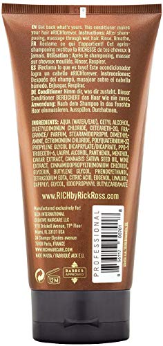 RICH by Rick Ross Luxury 4-piece Hair Care & Shaving Set for Men – Shampoo, Conditioner, Shaving Cream & Aftershave Balm