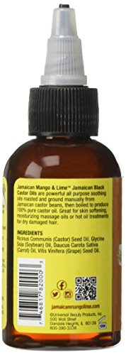 Jamaican Mango and Lime Black Castor Oil, Original, 2 Ounce - Duafe Beauty Collective