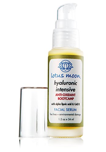 Lotus Moon Hyaluronic Intensive - Natural and Organic Anti-Aging Serum with CoQ10 and Alpha Lipoic Acid - Duafe Beauty Collective