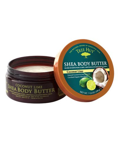 Tree Hut Shea Body Butter 7 Ounce Coconut Lime (207ml) - Duafe Beauty Collective