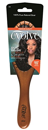 Evolve Dual Sided Paddle/Boar Brush - Duafe Beauty Collective