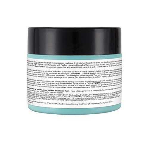 Flawless by Gabrielle Union - Repairing Deep Conditioning Hair Treatment Masque for Natural Curly and Coily Hair, 8 OZ