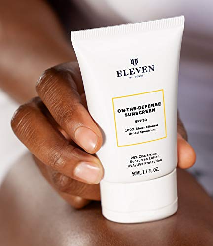 EleVen by Venus Williams - On-The-Defense Natural Sunscreen SPF 30 | 100% Sheer Mineral Broad Spectrum (1.7 fl oz | 50 ml)