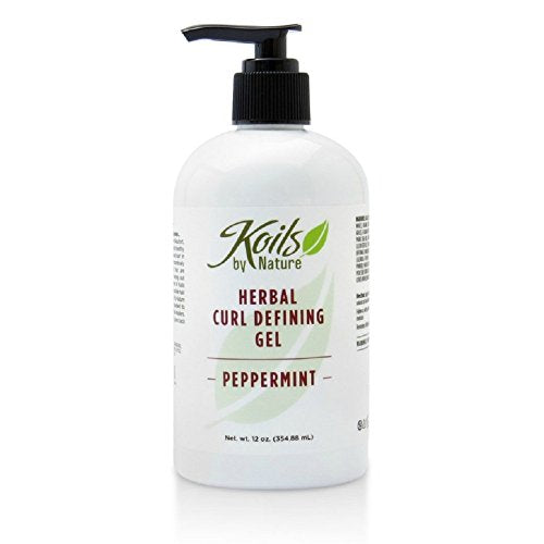 Koils by Nature Herbal Curl Defining Gel Peppermint, 12 Fluid Ounce - Duafe Beauty Collective