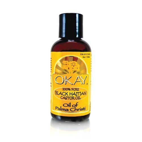 Okay Haitian Castor Oil, Black, 4 Ounce - Duafe Beauty Collective