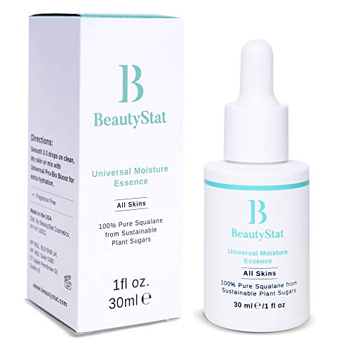 BeautyStat Cosmetics Universal Moisture Essence, 100% Pure Squalane, Face Oil