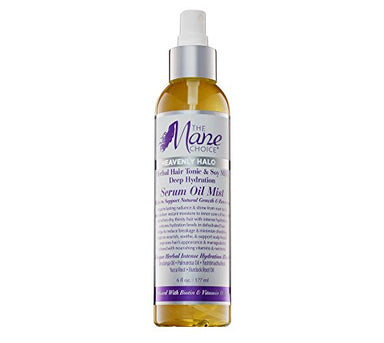 The Mane Choice Heavenly Halo Herbal Hair Tonic & Soy Milk Deep Hydration Serum Oil Mist 6 fl oz , pack of 1 - Duafe Beauty Collective