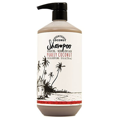 Alaffia - EveryDay Coconut - Hydrating Shampoo, Purely Coconut, 32 Ounces - Duafe Beauty Collective