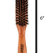 Evolve 100% Boar Bristle Hair Brush, Best Brush for Pocket / Purse / Travel Size, Distribute Natural Oil & Stimulate Scalp, Medium Firmness, Great for Beards - Duafe Beauty Collective