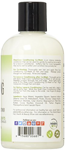 Taliah Waajid Shea-Coco Conditioning 2-in-1 Co-Wash, 8 Ounce - Duafe Beauty Collective
