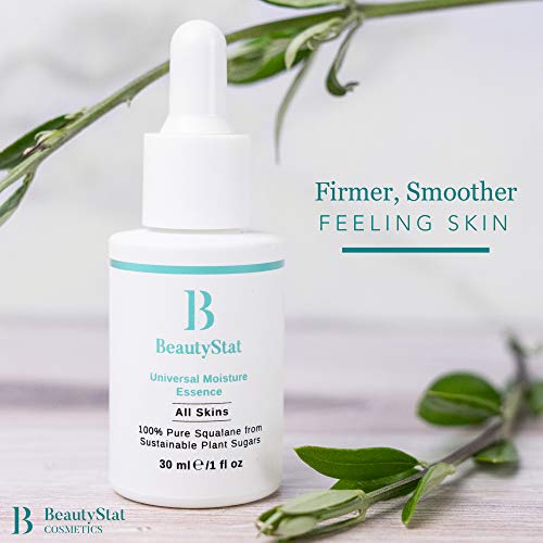 BeautyStat Cosmetics Universal Moisture Essence, 100% Pure Squalane, Face Oil