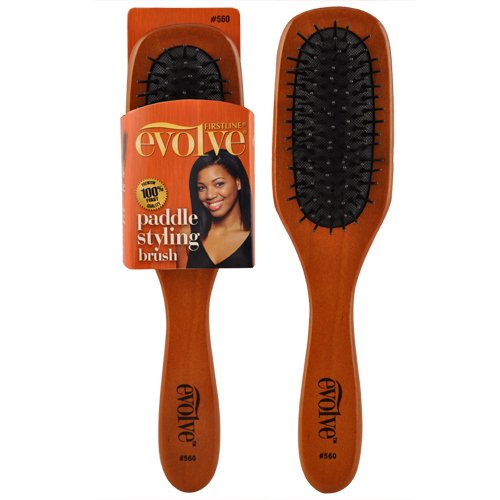 2-Pack! FIRSTLINE Evolve Paddle Styling Brush, Paddle Cushion Styler - Duafe Beauty Collective