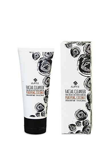 Alaffia -Coconut Reishi - Purifying Coconut Facial Cleanser, 3.4 Ounces - Duafe Beauty Collective