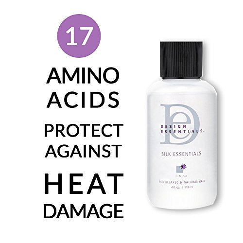 Design Essentials Professional Grade Silk Essentials Heat Protectant Strengthening Serum for Salon Perfect Hair- 4oz. - Duafe Beauty Collective