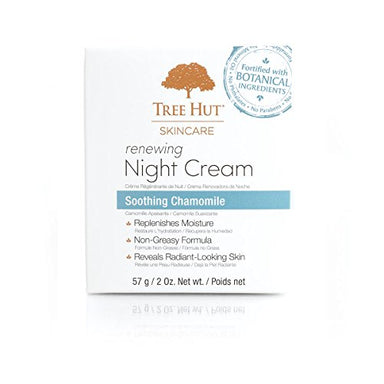 Tree Hut Skincare Renewing Night Cream, Soothing Chamomile, 2 Fluid Ounce - Duafe Beauty Collective