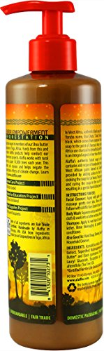 Alaffia - Authentic African Black Soap, Eucalyptus Tea Tree, 16 Ounces - Duafe Beauty Collective