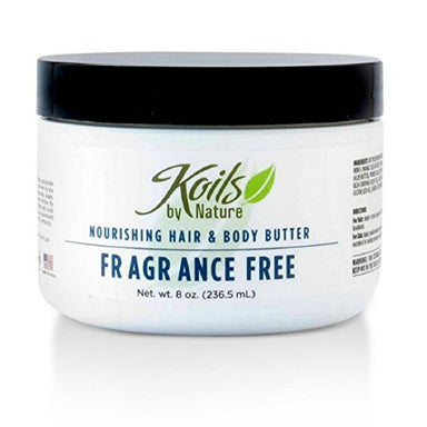 Koils by Nature Hair & Body Butter, Fragrance Free, 8 Ounce - Duafe Beauty Collective