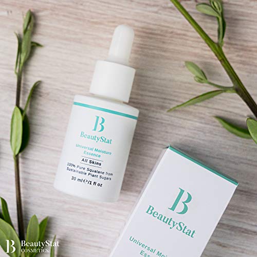 BeautyStat Cosmetics Universal Moisture Essence, 100% Pure Squalane, Face Oil