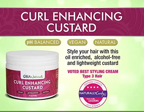 OBIA Naturals Curl Enhancing Custard Argon Oil Moisturizing Booster, 12 oz. - Duafe Beauty Collective