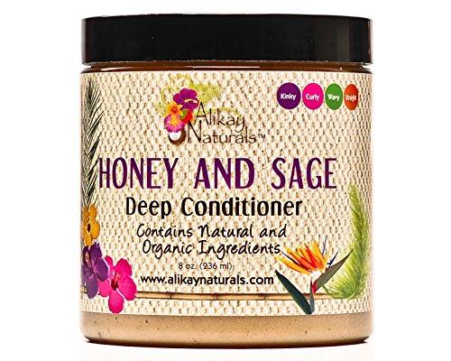 Alikay Naturals - Honey and Sage Deep Conditioner 8oz - Duafe Beauty Collective