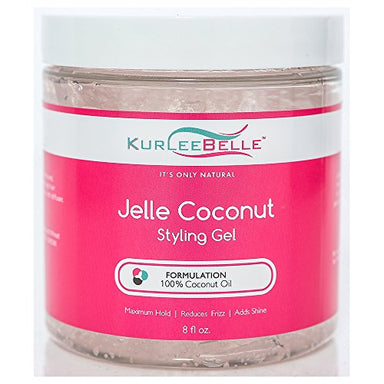 Kurlee Belle Jelle Coconut Styling Gel 8oz - Duafe Beauty Collective