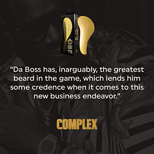 RICH by Rick Ross Beard&Hair brush (Gold)