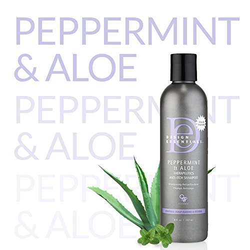 Design Essentials Peppermint & Aloe Anti-Itch Shampoo for Instant Scalp and Dandruff Relief-8oz. - Duafe Beauty Collective