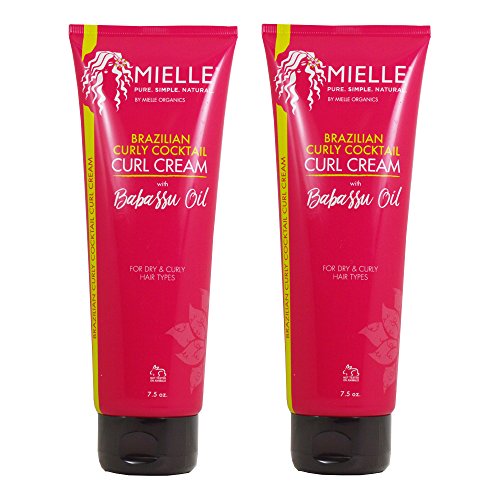 Mielle Organics Brazilian Curly Cocktail Curl Cream 7.5oz "Pack of 2" - Duafe Beauty Collective