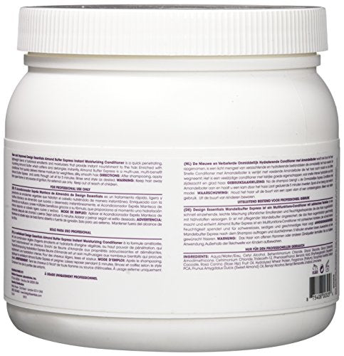 Design Essentials Almond Butter Express Instant Moisturizing Conditioner, 32 Ounce - Duafe Beauty Collective