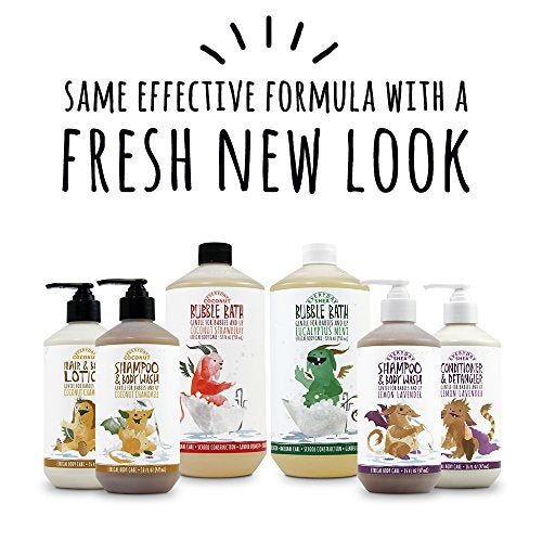 Alaffia - Everyday Coconut - Moisturizing Bubble Bath for Babies and Up, Coconut Strawberry, 32 ounces - Duafe Beauty Collective