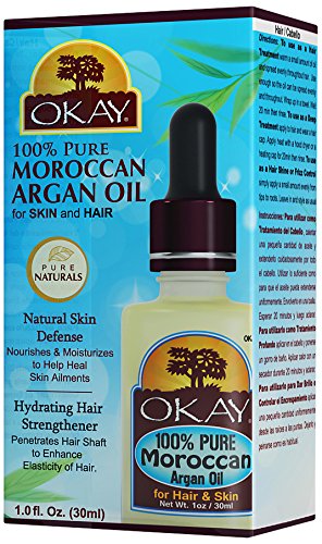 Okay 100% Pure Naturals Oil, Moroccan Argan, 1 Ounce - Duafe Beauty Collective