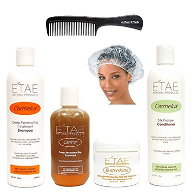 E'tae Natural Product Kit: Shampoo+Conditioner+Treatment+Butter Shine - Duafe Beauty Collective