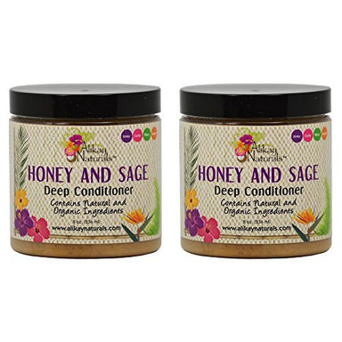 Alikay Naturals Honey and Sage Deep Conditioner 8oz "Pack of 2" - Duafe Beauty Collective