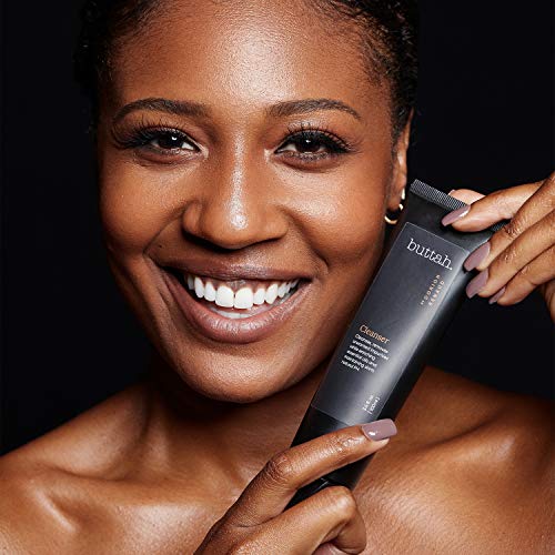 Buttah Skin by Dorian Renaud Facial Cleanser 3.4oz - Organic Clarifying Face Wash - Oil & Dirt Extracting Wash - Daily Cleansing - All Natural - Face Wash for Melanin Rich Skin - Black Owned Skincare