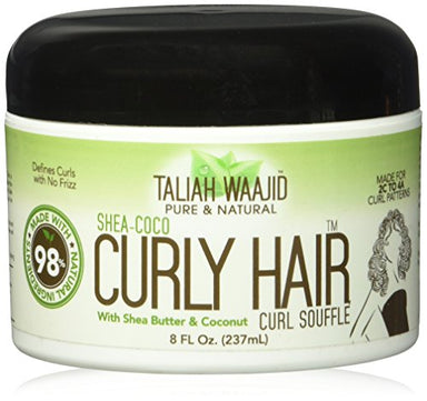 Taliah Waajid Shea-Coco Curly Hair Curl Souffle Jar, 8 Ounce - Duafe Beauty Collective