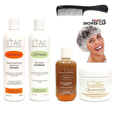 Etae Carmelux Shampoo Conditioner E'tae Carmel Treatment Buttershine Natural Products Ultimate Bundle Combo Kit - Duafe Beauty Collective